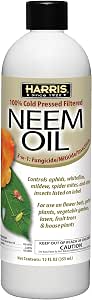 Harris Concentrated Neem Oil 100% Cold Pressed Filtered Oil - 12 oz