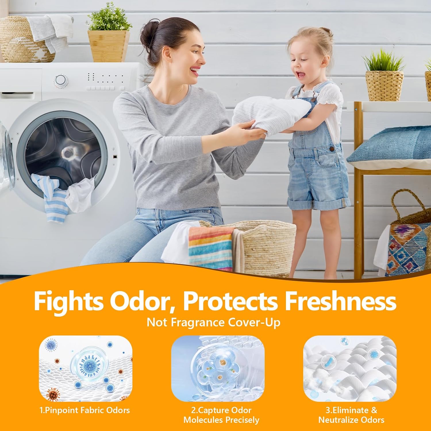 Sensitive Skin Laundry Detergent Pods, Concentrated 2X Cleaning, 200 Count image 5