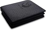 Slim Panda Yoga Mat Thick Non-Slip, Anti Tear TPE Excercise Mat for Women Men Kids, Workout Mat with Carrying Strap for Home Workout, Floor Exercise, Pilates