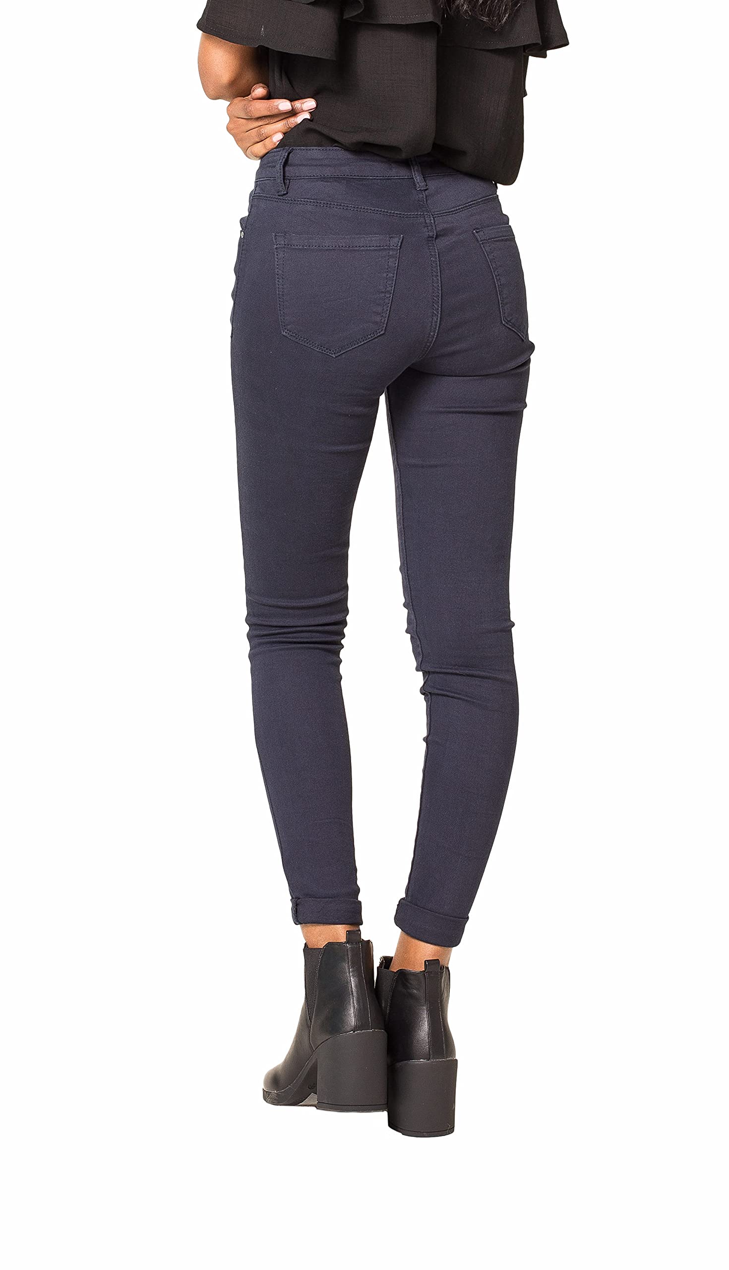 Nina Carter P109 Jeans da donna skinny Fit, a vita alta, slim