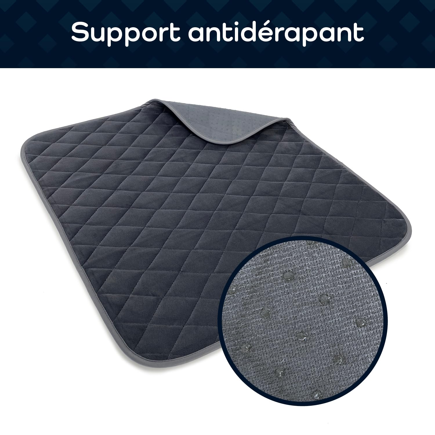 Protège siège imperméable | Protège siège Lavable de première qualité pour Les Adultes souffrant d'incontinence | Convient aux fauteuils roulants, Les canapés, Les chaises | Gris (1, Medium 50x55cm)
