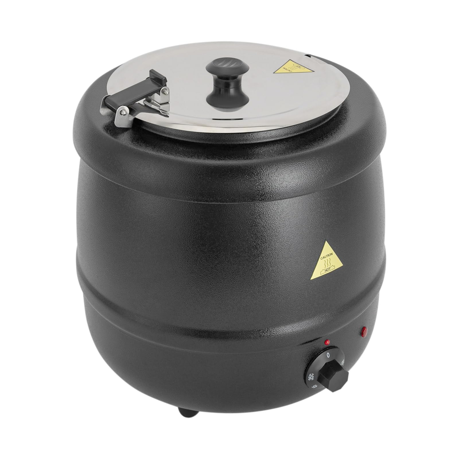 Scalda zuppa elettrica da 10 l, con coperchio, conservazione del calore 35 – 80 °C, pentola per zuppa
