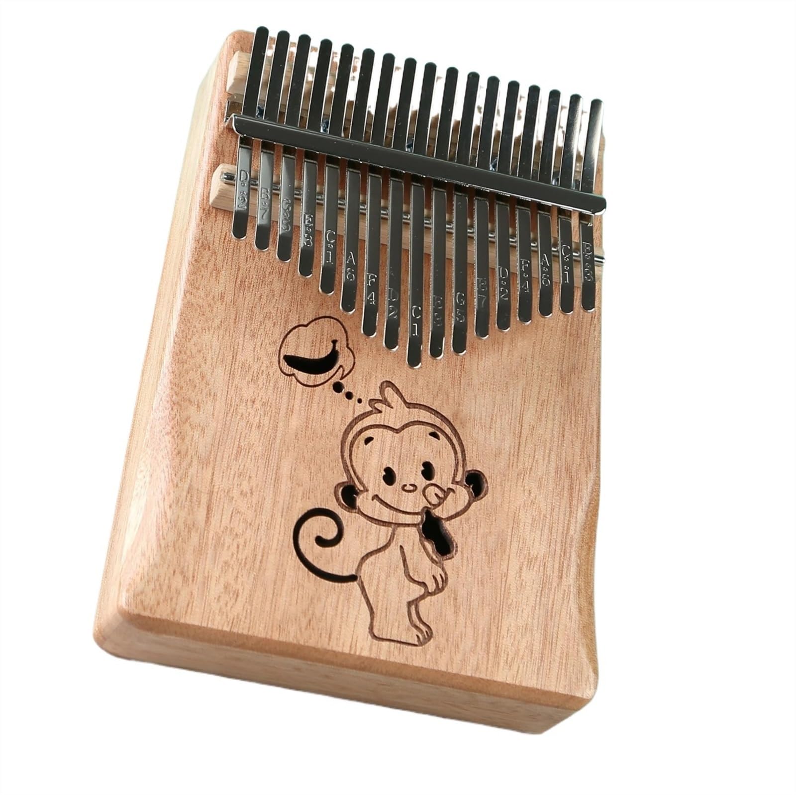 Daumenklavier 17 Tasten Professionell Gestimmtes Tragbares Mini-Kalimba-Fingerklavier Für Anfänger
