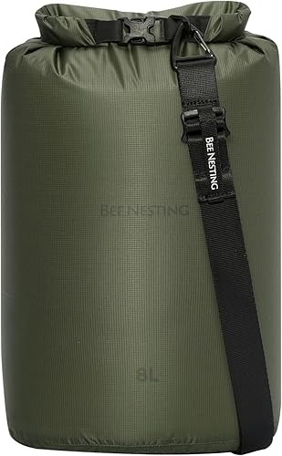 Miniatura 46 de Bee Nesting Juego de bolsas secas ultraligeras para mochileros, saco seco impermeable para camping, senderismo, motocicleta, saco de cosas ligeras