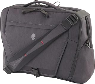 Mobile Edge Alienware Area-51m Gear Bag - Gaming Laptop Bag for Men & Women to Securely Store Gaming Accessories & Laptops up to 17.3” Inches - Travel Computer Bag - Heather-Gray, AWA51GB17