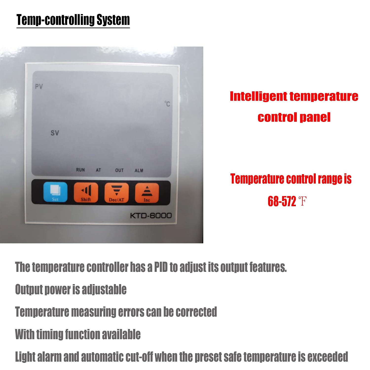 Digital Forced Air Convection Drying Oven Lab Electric Blast Drying Oven Heat Treat Oven Temperature Control Fan Speed Adjustable 220V 1000W