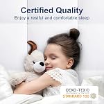 CHOPINMOON Matelas complet Topper extra épais double matelas Pad, en peluche oreiller Top Matelas Couverture de lit doux Topper,18" Poche profonde