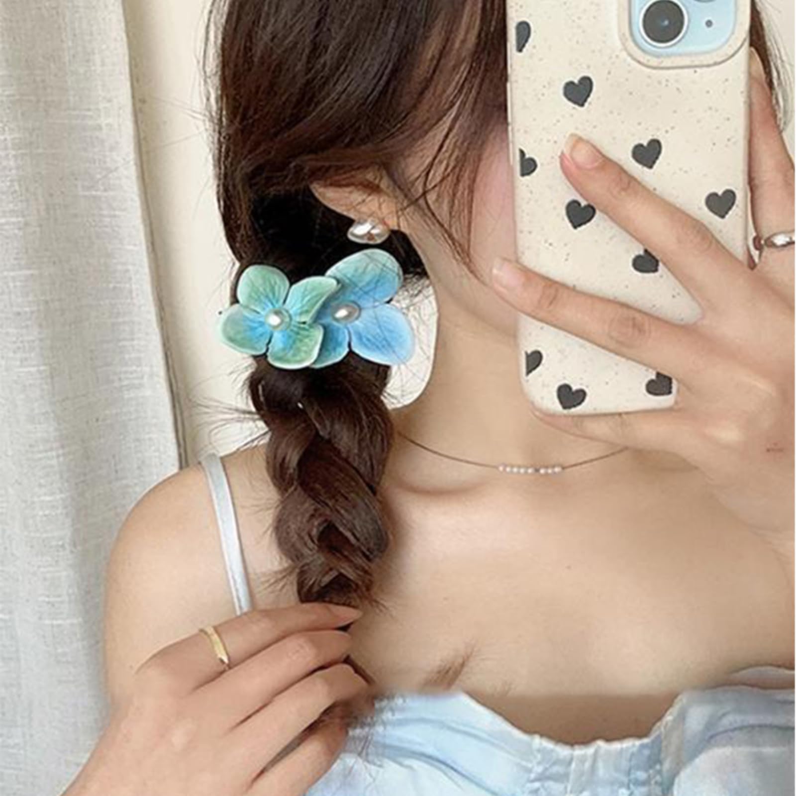 Amazon.co.jp: EZ PEACH こちょうらん 花 胡蝶蘭 ヘアピン ヘア