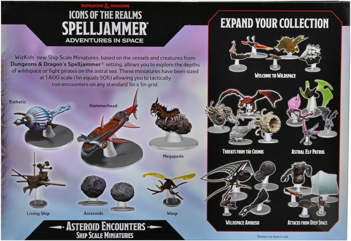 WizKids D&D Icons of The Realms: Ship Scale - Asteroid Encounters