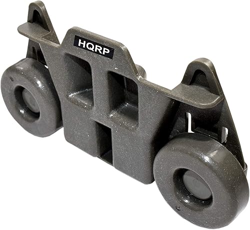 Miniatura 8 de HQRP Paquete de 4 ruedas inferiores compatibles con AP5983730 W10195416V W10105417 PS11722152 W10195416VP GE Whirlpool Kenmore funciona con