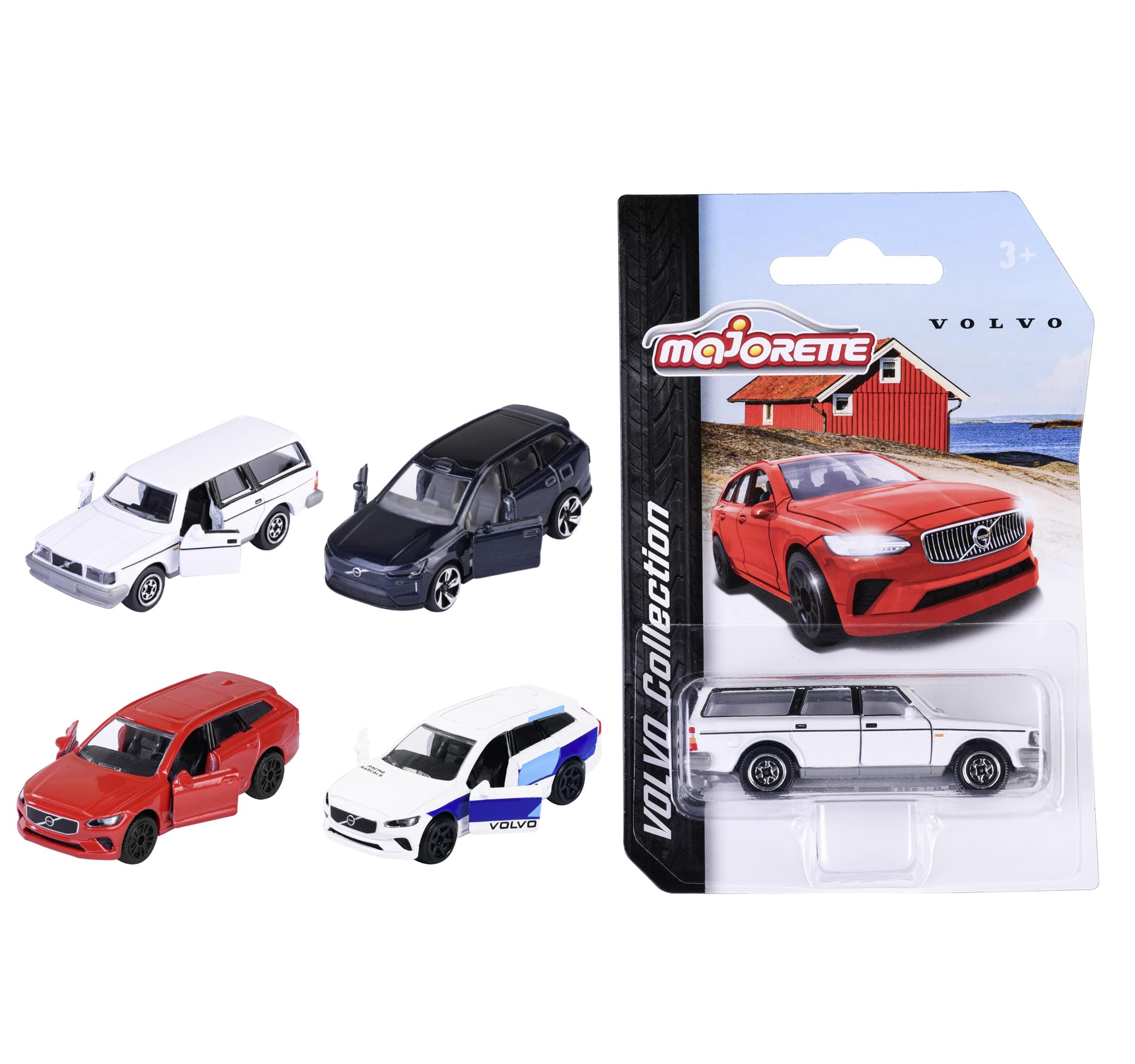 Majorette 212053052SD1 - Metallische Volvo Autos mit Freilauf für Kinder ab 3 Jahren | 7,5 cm | Verschiedene Ausführunge
