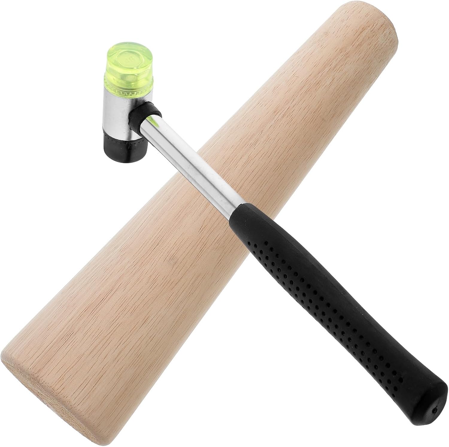 2pcs Jewelry Hammer Set with Wood Ring Mandrel Sizer for Repair
