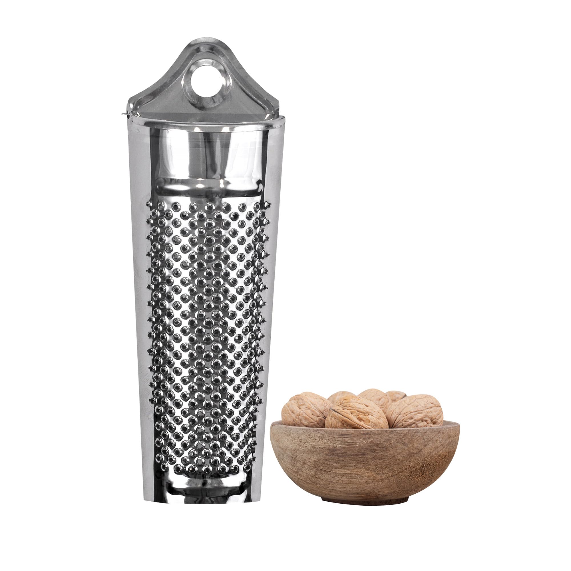 Amazon.com: HIC Kitchen Nutmeg Grater, Stainless Steel, Grates