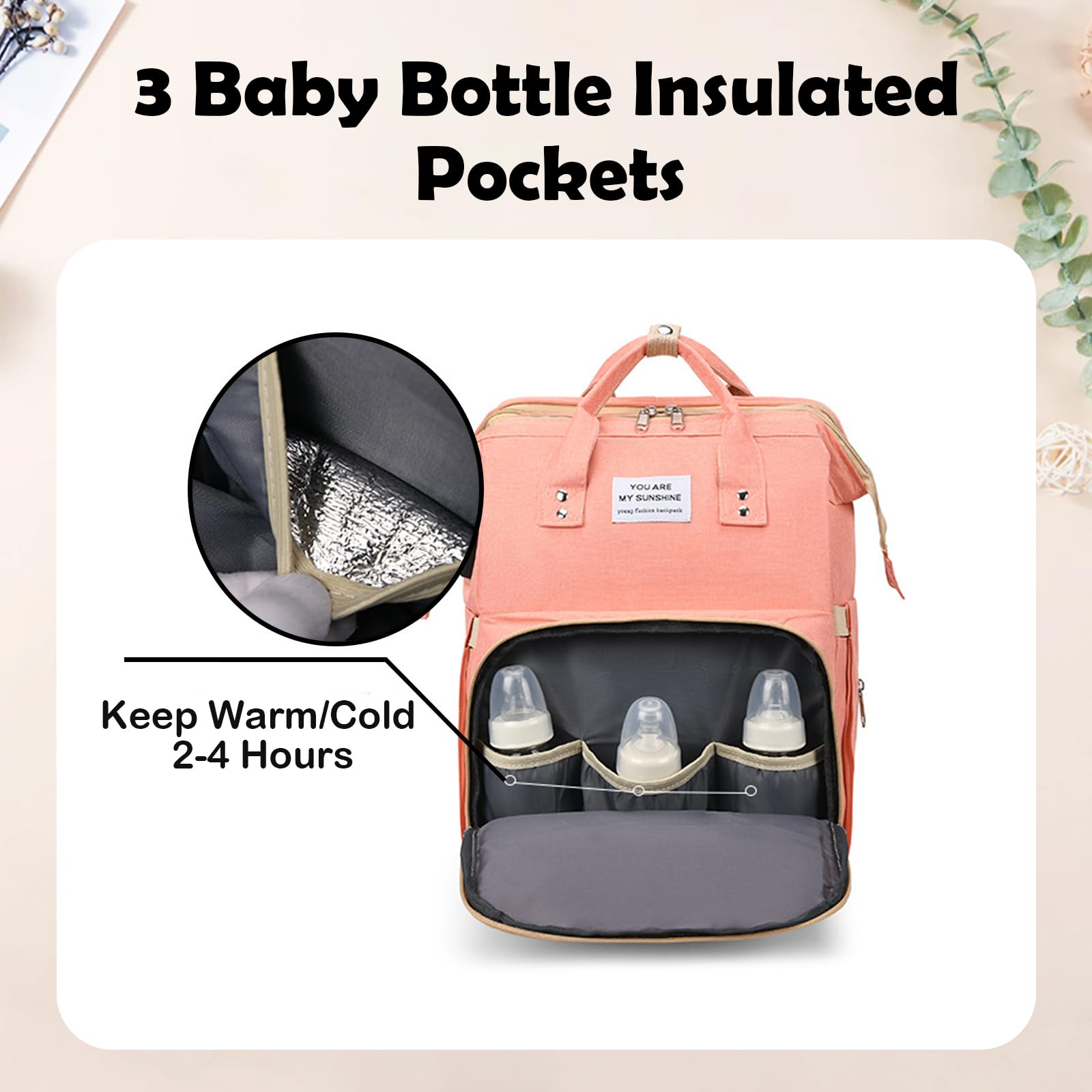 Borsa fasciatoio personalizzata 3 in 1 con fasciatoio multifunzionale, grande borsa fasciatoio per ragazzi e ragazze, portatile, borsa fasciatoio leggera personalizzata