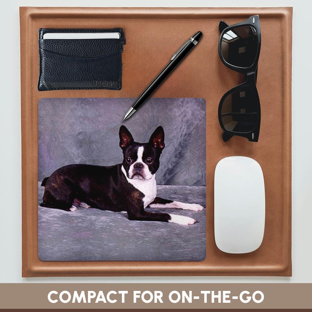 3dRose LLC 8 x 8 x 0.25 Inches Mouse Pad, Boston Terrier (mp_268_1) image 4