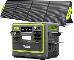 FOSSiBOT F2400 Portable Power Station with Panel 4800W Peak generador el ctrico port til 2048Wh LiFePO4 Battery Solar