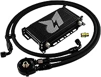 Vista 16 de Transmisión universal del motor de aluminio AN10 30 hileras kit de enfriador de aceite con soporte + manguera adaptadora+kit de ventilador de 7