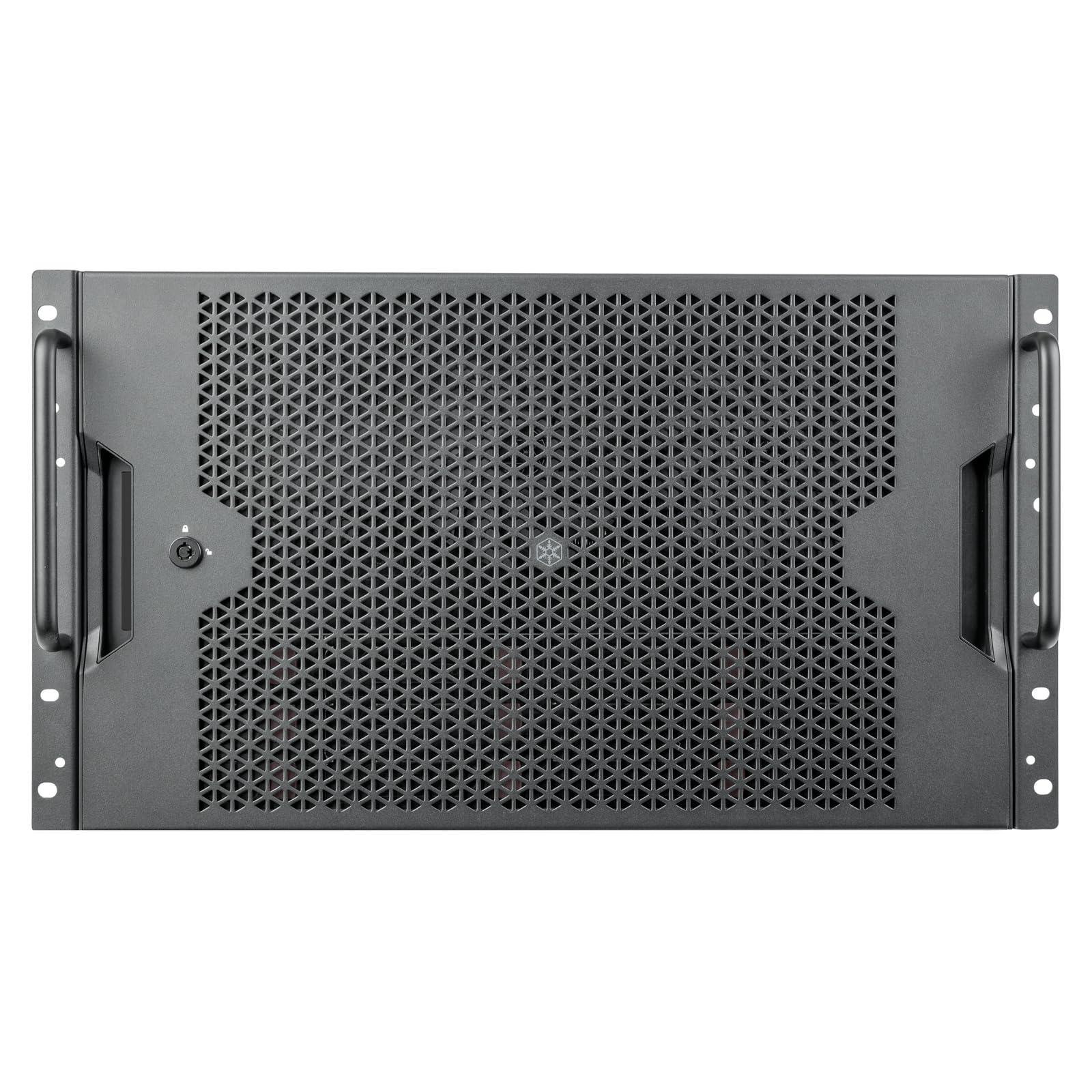 SilverStone Technology RM61-312, 6U 12-Bay Rackmount Chassis Equipped with Dual PSU Compatibility, Triple 360mm Radiator Support, SST-RM61-312