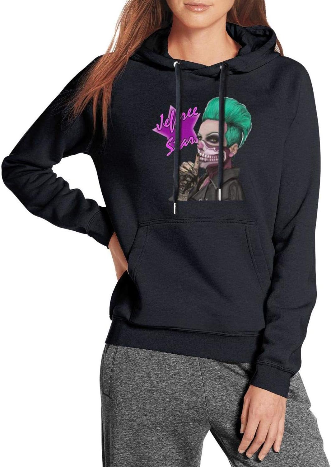 BoOpener Women's Graphic Hoodies Comfort Fitness Jeffree-Beauty-Blogger-Star- Long Sleeve Sweatshirt Hoodie