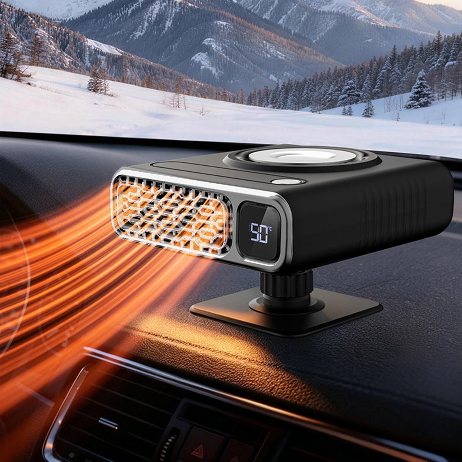 Generisch Tragbare Autoheizung 12V Wintersaison-Entfroster-Lüftermodus
