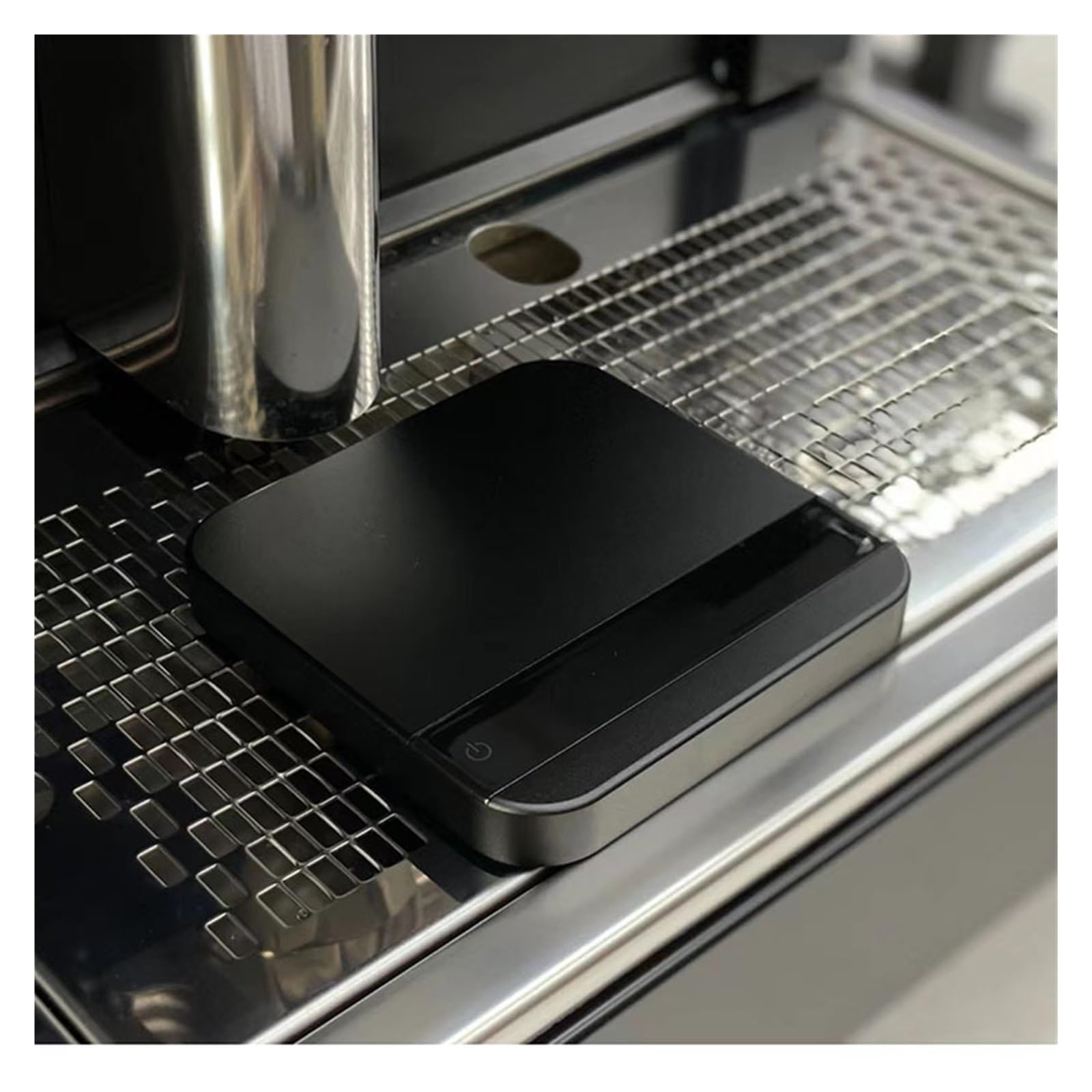Elektronische Kaffee-Waage, LED, intelligente Küchenwaage mit Zeit, USB, Mini-Multifunktions-Timer, 2 kg/0,1 g (Silber)