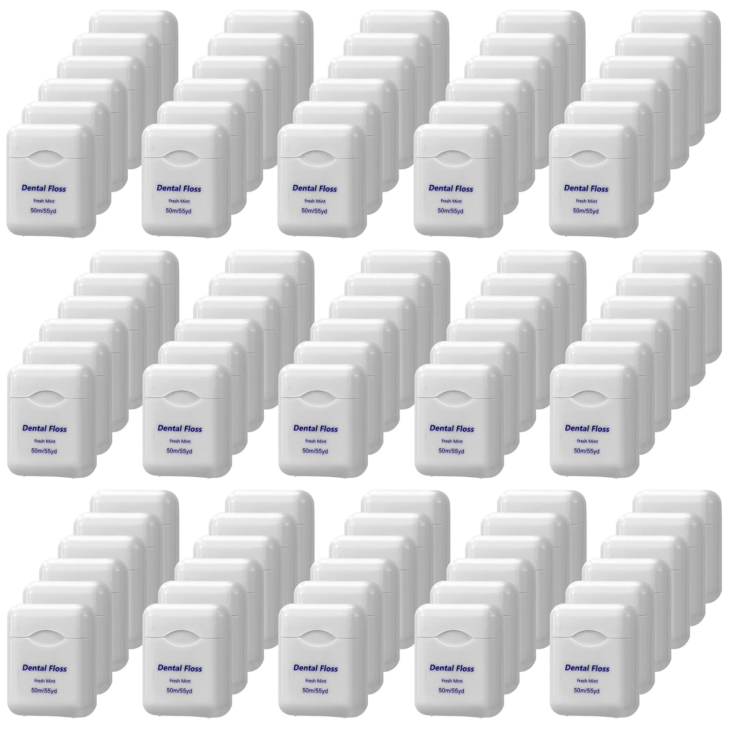 100 Pack Dental Floss Bulk Mint Flavored Floss Travel Oral Care Dental Floss for Adults Teeth and Gum