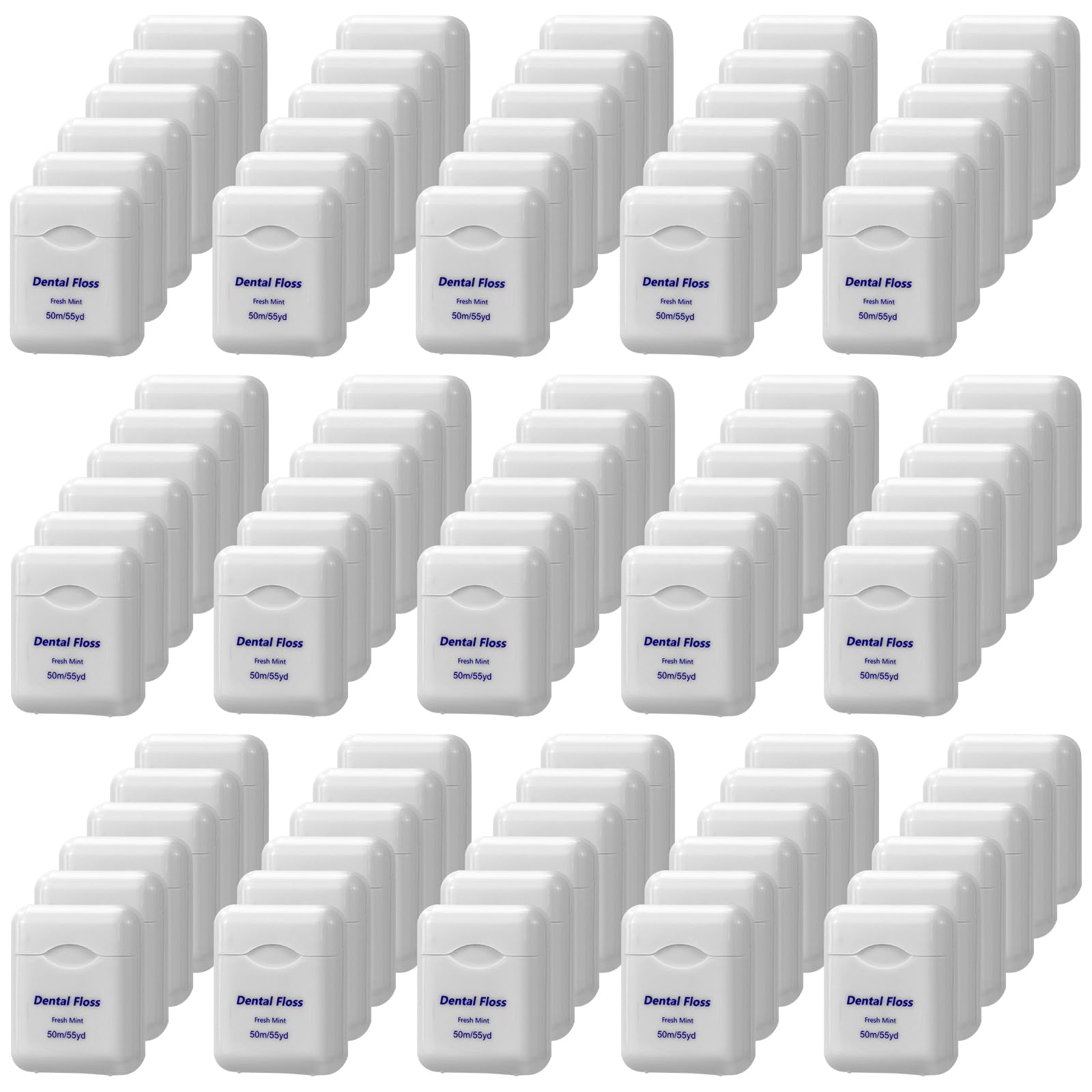 100 Pack Dental Floss Bulk Mint Flavored Floss Travel Oral Care Dental Floss for Adults Teeth and Gum