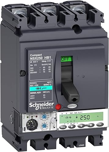 Schneider Elec PBT – Pac 05 11 – Interrupteur automatique NSX 100hb1 mLogic 5.2-