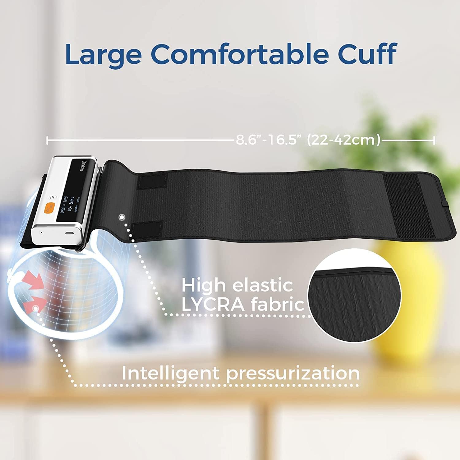 CheckMe Armfit Plus Tensiometro de brazo con ECG y análisis de informes de ECG, medición automática en 30S, APP Gratuita para Android e iOS, con gestión multiusuario y almacenamiento ilimitado