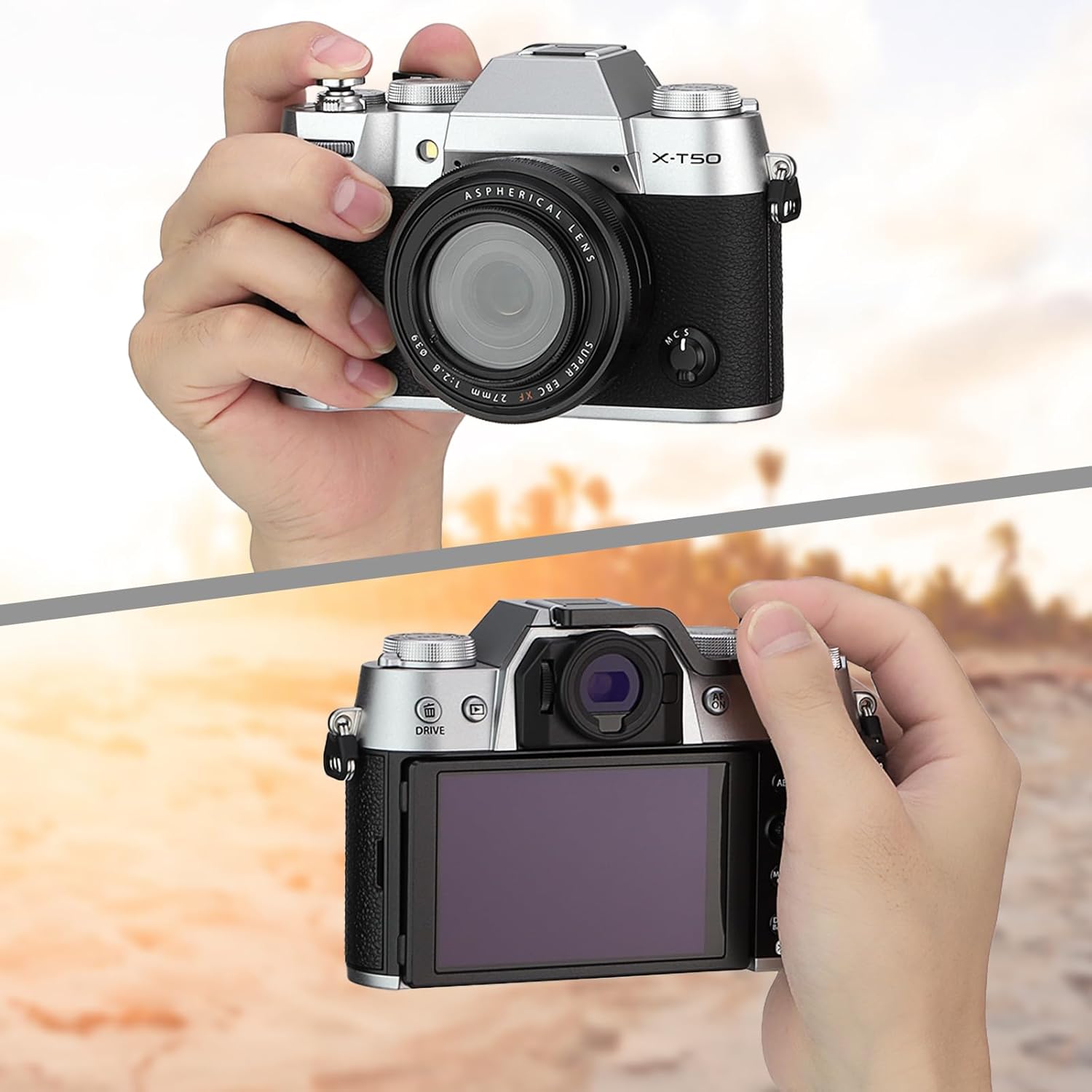 Haoge THB-XT30B Metal Hot Shoe Thumb Up Rest Hand Grip for Fujifilm XT50 Fuji X-T10 X-T20 X-T30 XT10 XT20 XT30 II Camera Black - Image 3