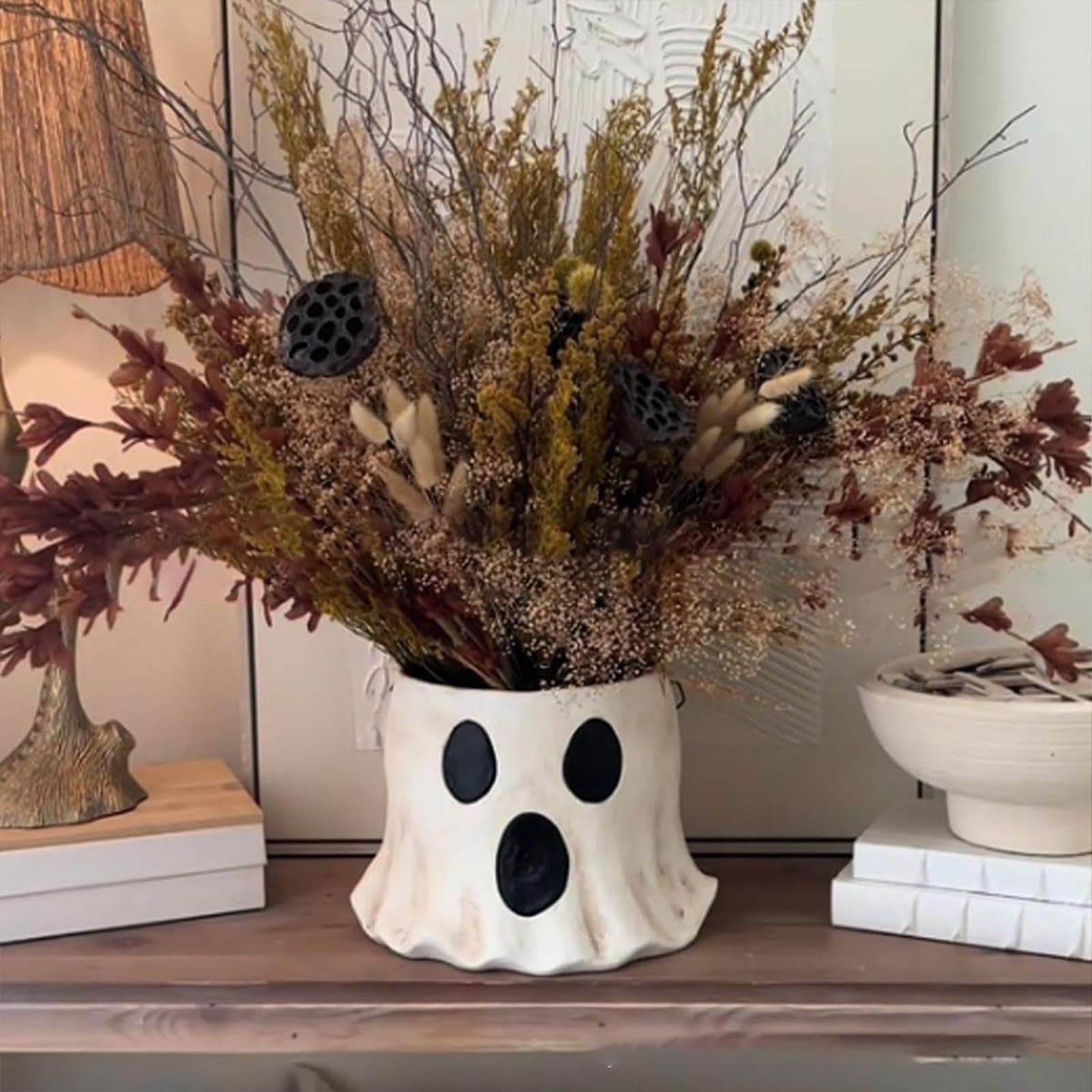 Amazon.co.jp: おばけ 置物 植木鉢 ハロウィン ゴースト プランター