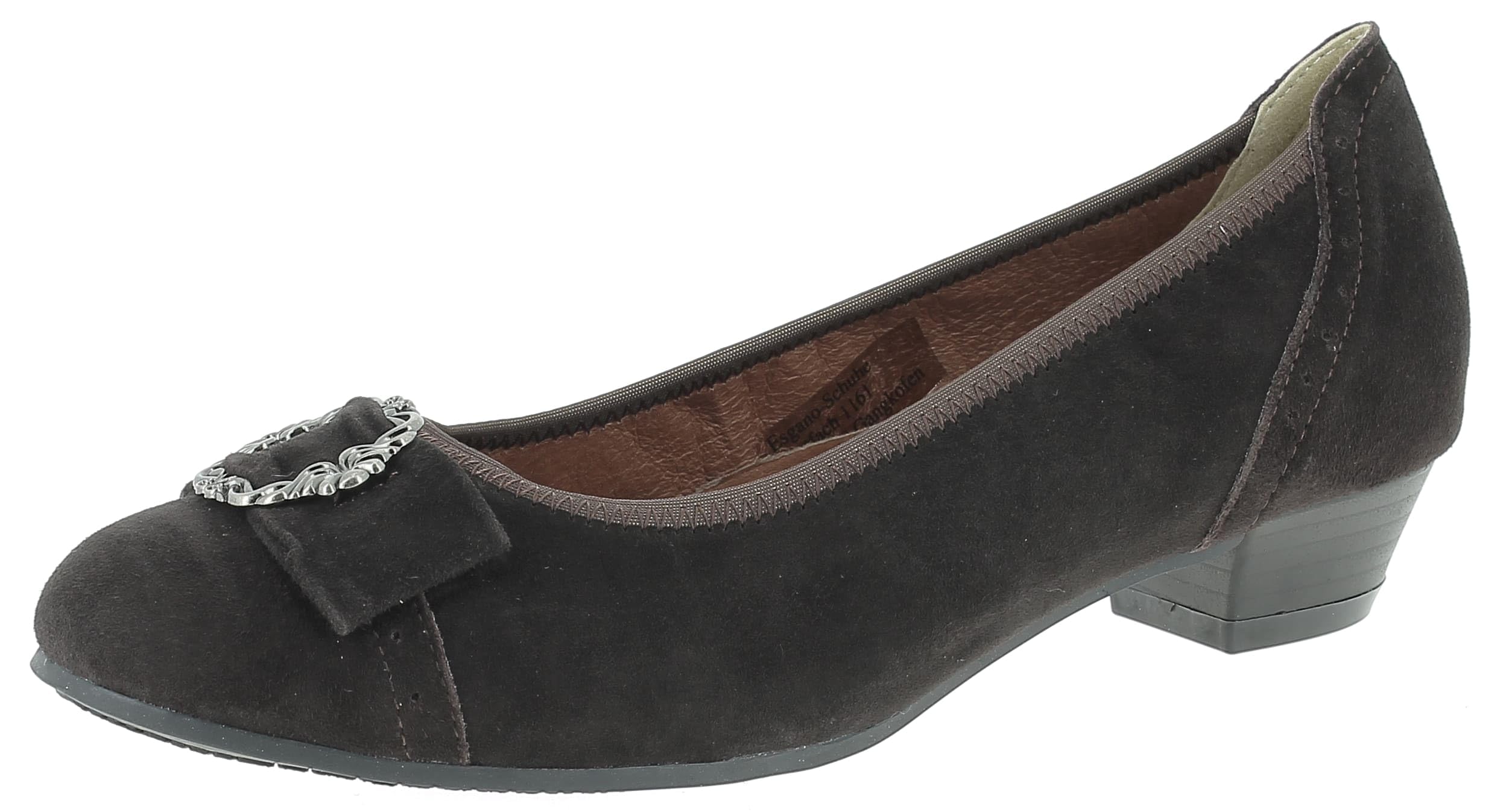 Hirschkogel Women's Damen Closed-Toe Pumps, d.Braun, 3 UK