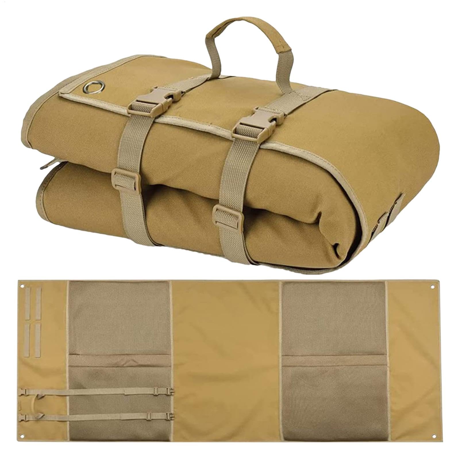 Esterilla de camping, resistente al agua, manta portátil gruesa (78,74 x 28,74 pulgadas), ideal para senderismo, caza, escalada, aperitivos diarios y camping