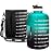 QuiFit Motivational Gallon Water Bottle - with Straw & Time Marker BPA Free Large Reusable Sport Water Jug with Handle for Fitness Outdoor Enthusiasts Leak-Proof (Green/Black with Sleeve,1 gallon)