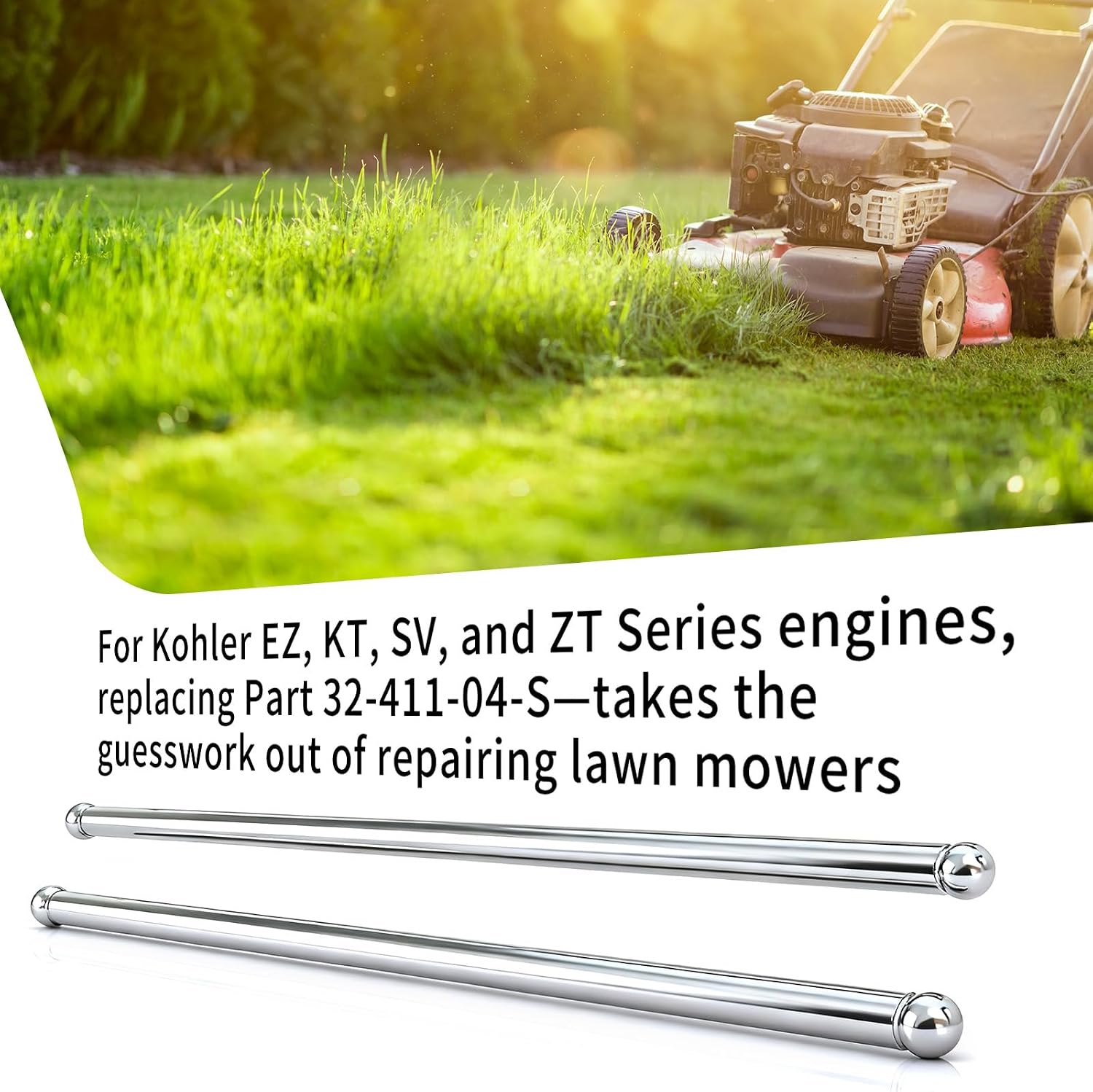 32-411-04-S Engine Valve Push Rod 2 Pack