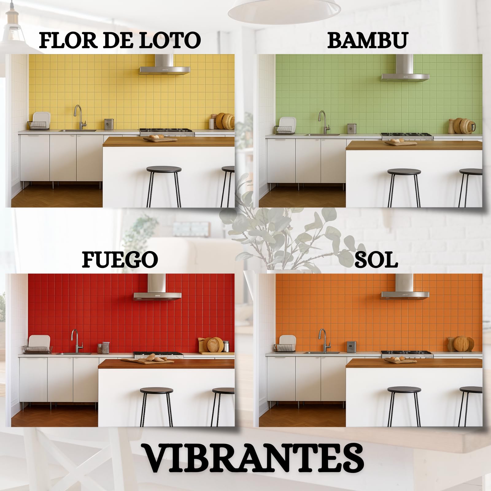 Pintura Premium para Azulejos, BRILLANTE, Duradera, Lavable, Aplicación Sencilla, Perfecta para Baños y Cocinas (AIRE PURO, 0,75 Litros)