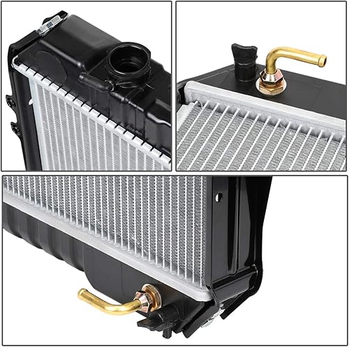 Miniatura 4 de DNA Motoring OEM-RA-13066 Radiador de núcleo de aluminio de 1 fila compatible con Highlander Hybrid 08-10, 30-18 pulgadas de ancho x 18-1116