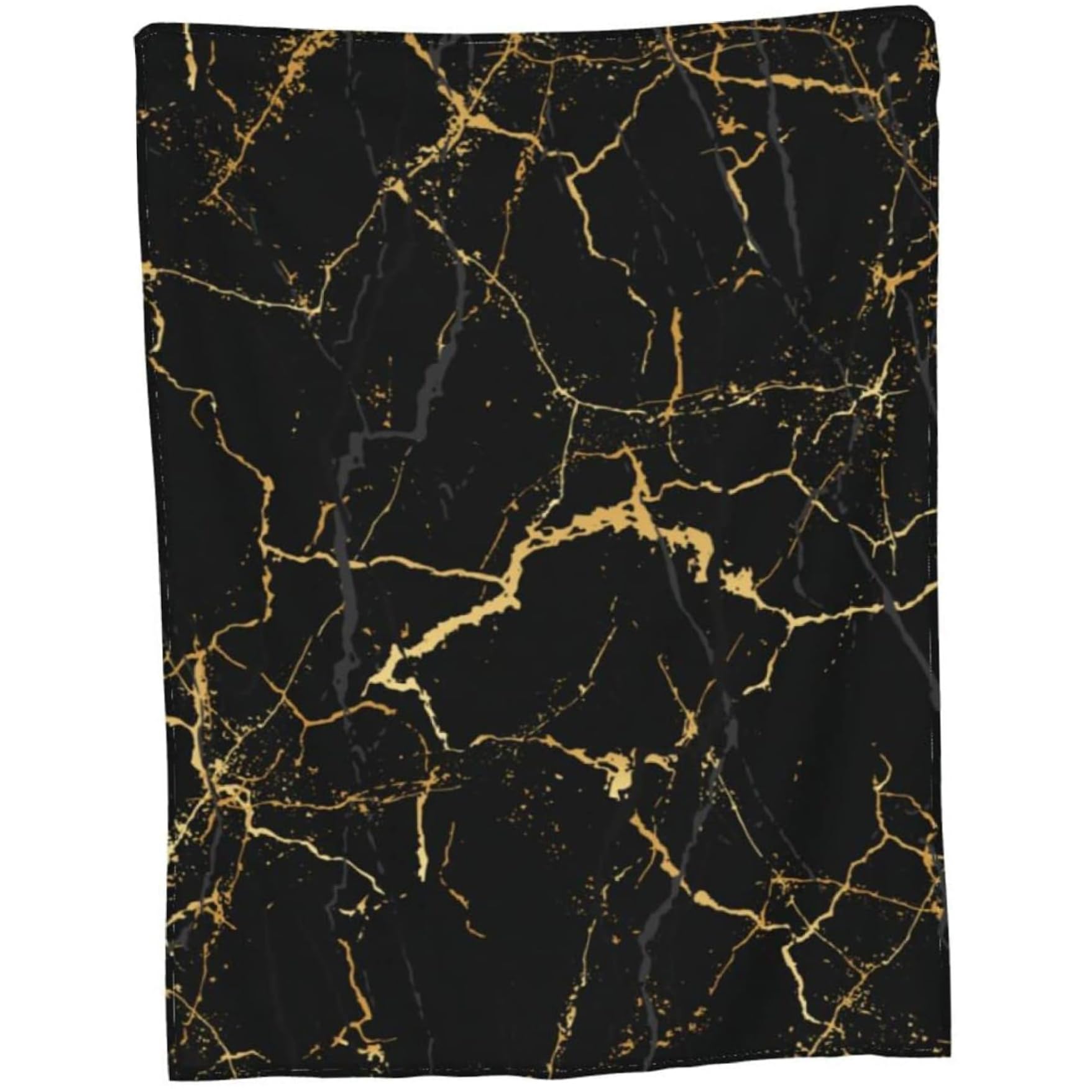 Uanqfegy Throw Blanket -Marble Texture Soft Flannel Blanket, Exquisite Decorative for Couch Bed Sofa Car 51x59 Inch