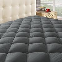 Vista 1 de Tauripi - Funda para colchón con bolsillo profundo (8-21 pulgadas) - funda de algodón acolchado - cojín de enfriamiento -Funda de colchón ajustable