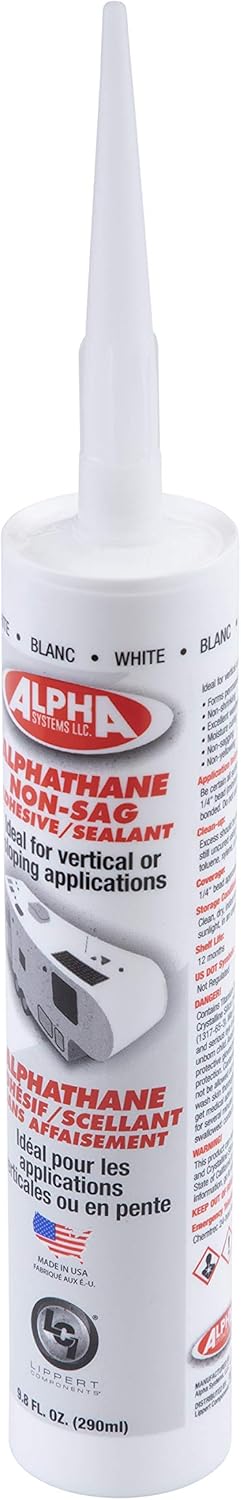 5160 ALPHATHANE Non-Sag Sealant for 5th Wheel RVs, Travel Trailers and Motorhomes