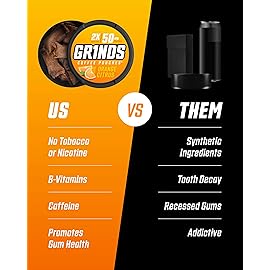 Grinds Coffee Pouches | 3 Can Energy Sampler | Double Mocha, Sweet Mint, Orange Citrus | 1 Pouch eq. 1/2 Cup of Coffee (3 Can Energy Sampler Pack)