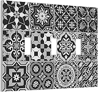 Vista 17 de Farmhouse Coffee Primitive Coffee Bean Kitchen 3 Gang Triple Interruptor de Luz de Palanca Cubierta de Placa de Pared Placa Frontal Eléctrica