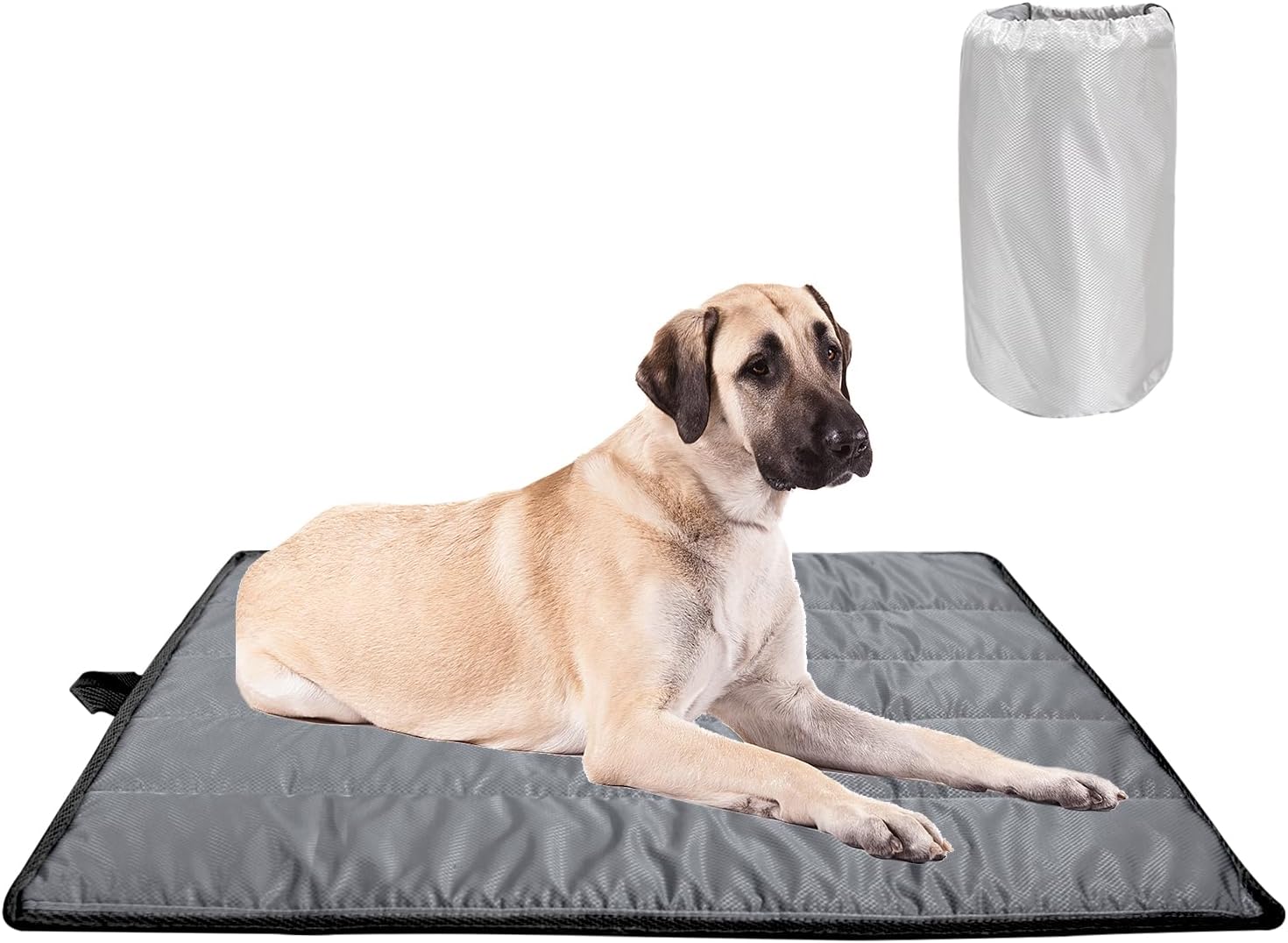 WELLYELO 55x44In XXL Outdoor Dog Bed Mat Dog Crate Pad Portable Dog Crate Mats