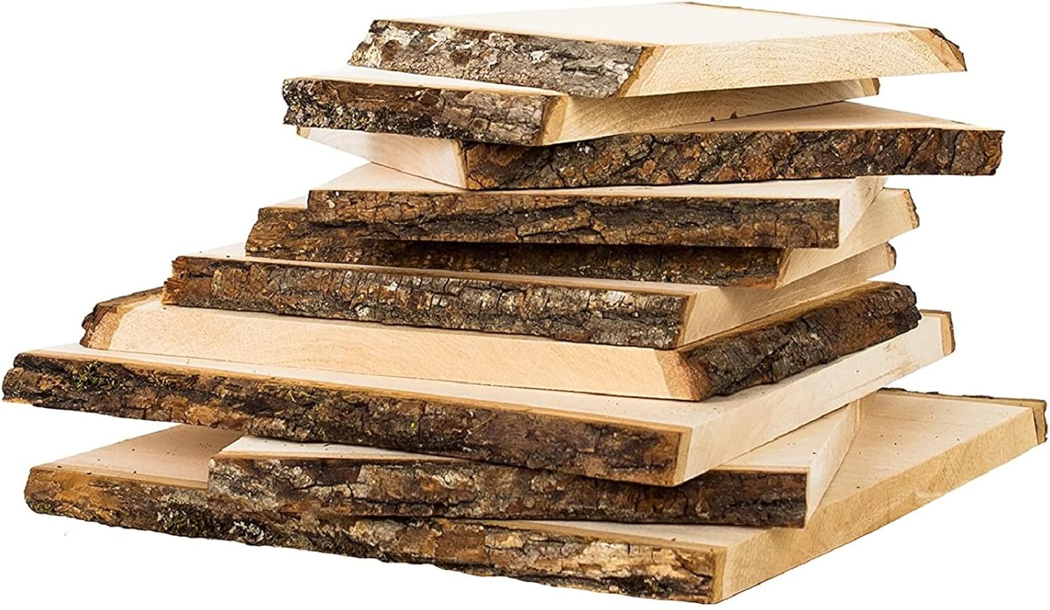 Walnut Hollow 10 Piece Rustic Basswood Country Plank Assortment