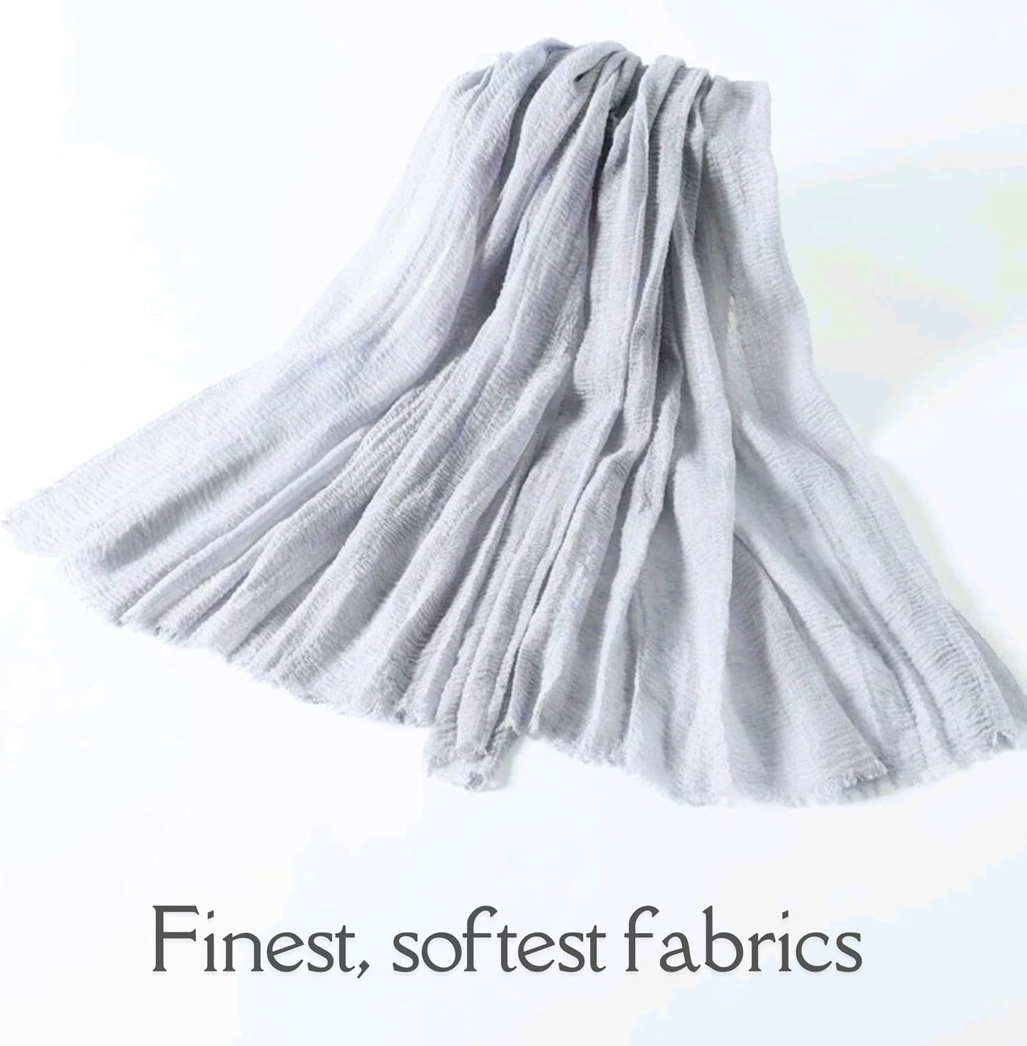 Cotton Scarf for Women Lightweight, Scarf Shawl Wraps Soft Large Long Frayed Winter Spring Fall Summer Blanket Scarves