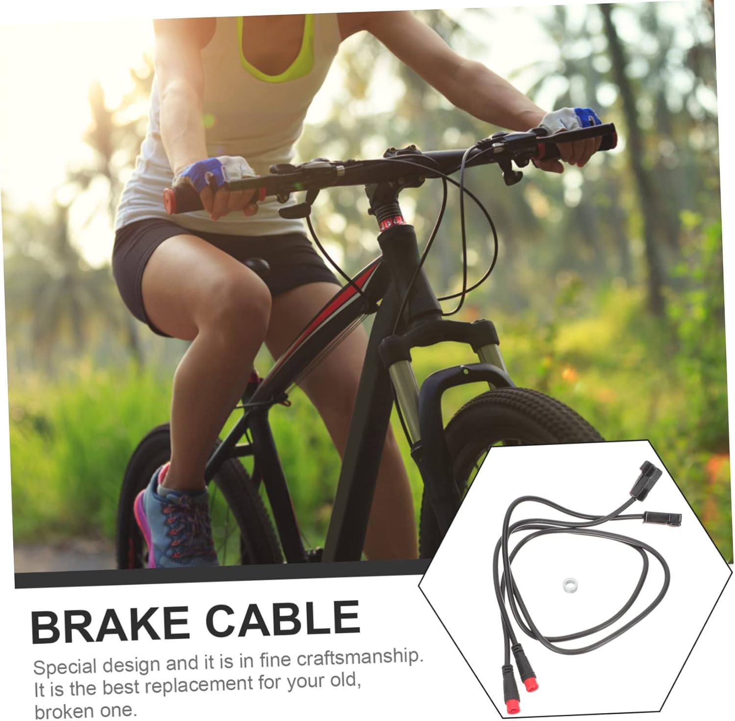 VICASKY E Bike Brake Sensor Cable Kit Off Sensor Cord for Electric Bike Compatible with Front Middle Rear Motors