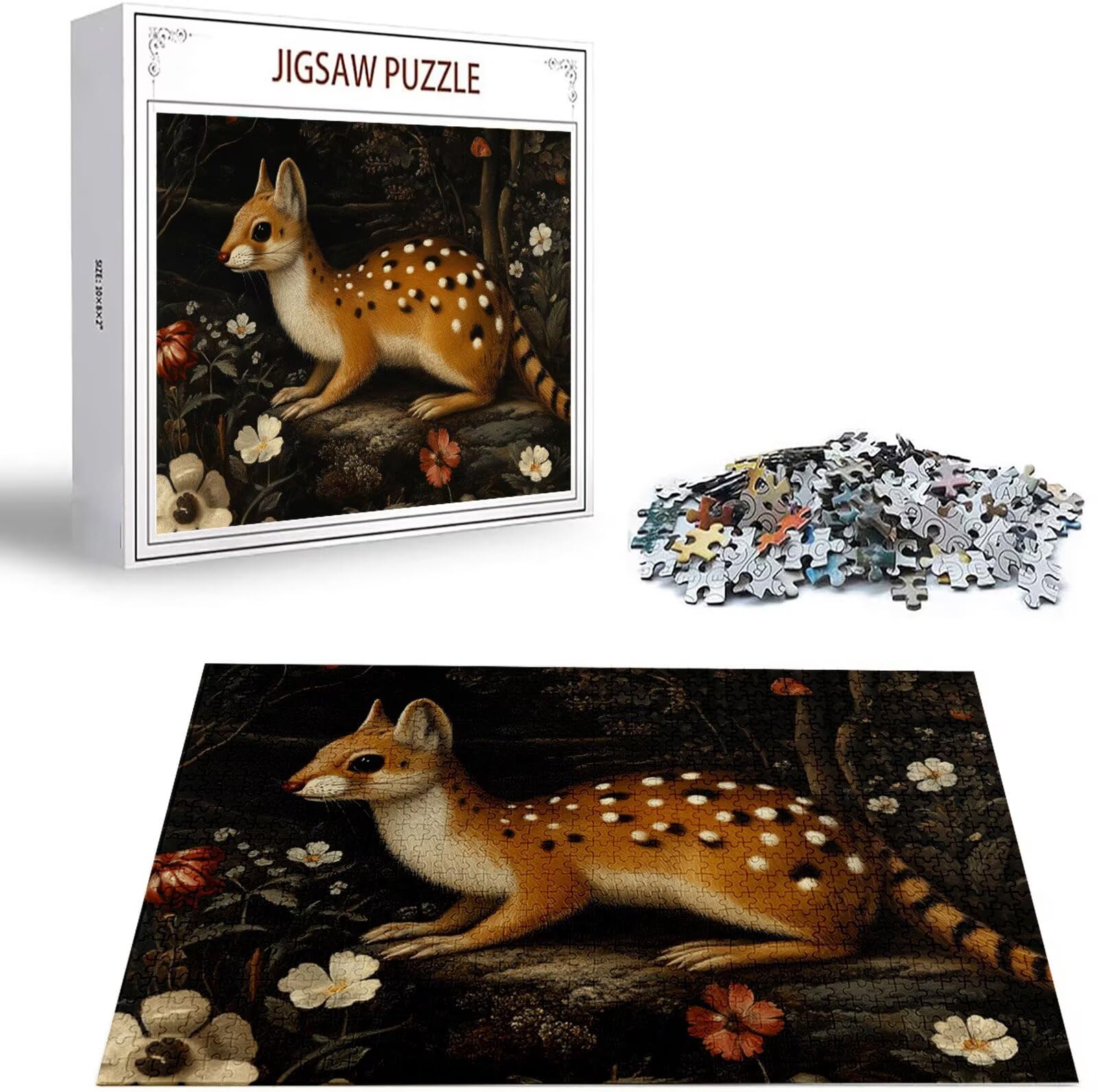 Puzzle 5000 Pezzi, 3 4 5 Anni Puzzle Animale 6 7 8 Anni Giochi Educativi Sostenibili Con Motivi Per Adulti Da Gioco in Legno Di Alta Qualità Jigsaw Volpe per Gioco Familiare, 2026 Regalo Natale H-3275