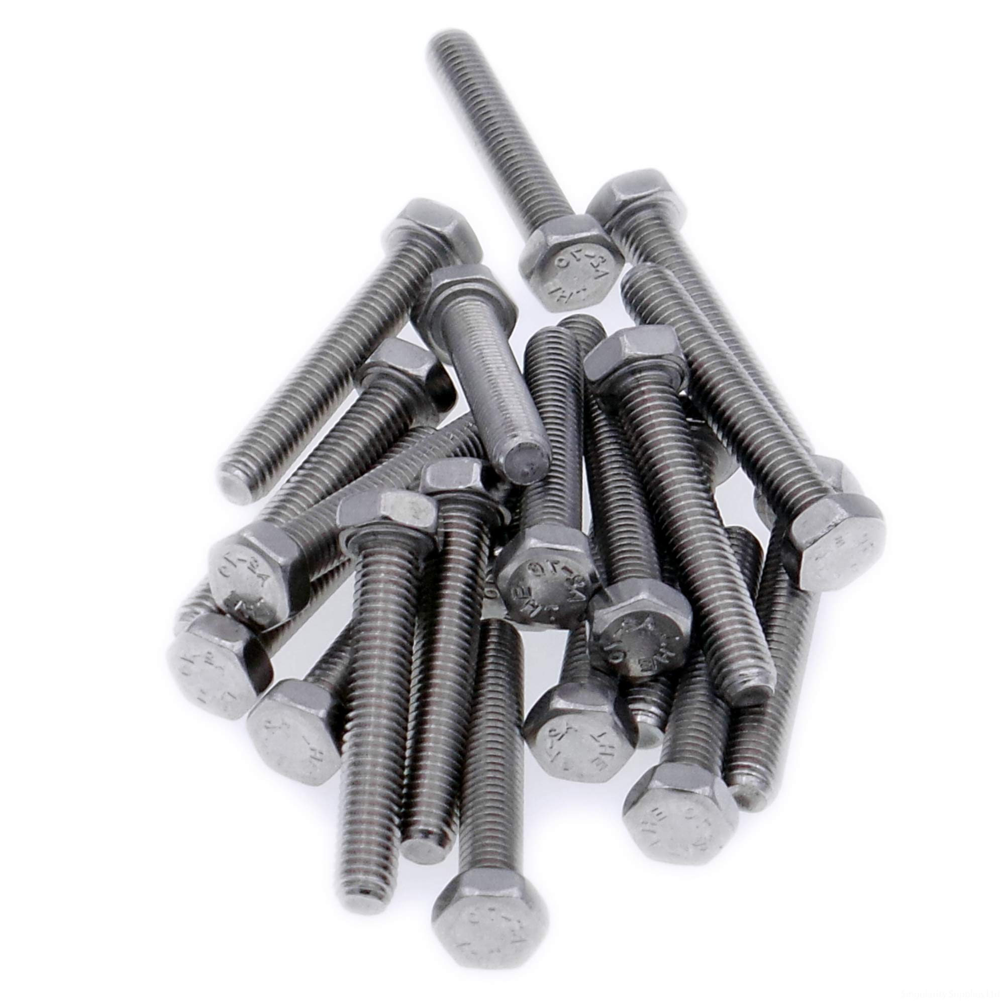 Singularity Supplies M4 (4Mm X 10Mm) Hex Bolt (Fully Threaded Setscrew) - Stainless Steel (A2) (Pack Of 20)
