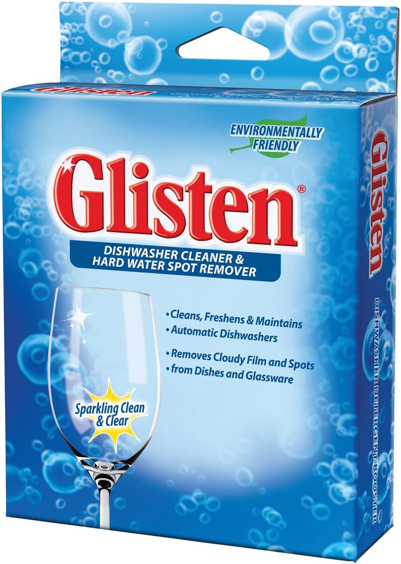 Glisten 2-in-1 Dishwasher Cleaner and Hardwater Spot Remover