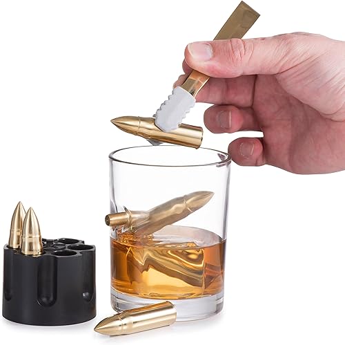 Miniatura 3 de Juego de regalo de piedras de whisky, juego de 6 piedras escalofriantes, cubos de hielo de rocas, hermosa caja de regalo para hombres, regalos para
